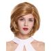 WIG ME UP - DW-2550A-MT-26L+22T wig women's wig partial monofilament parting short wavy blonde mix highlighted