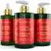 Botanical Hair Growth Treatment Thickening Shampoo and Anti-Thinning Conditioner “Scalp Detox” Cayenne Saw Palmetto Shampoo for Hair Loss Thickening Products For Women & Men Cayenne - Saw Palmetto