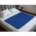Protective film without biesen-double bed size anti-spoted bed sheet is eco-tex-certified & best for incontinence & bedwetting non-slip absorbed 2 L navyblau