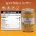 Lizzey Organic Pineapple Sea Moss Gel with Turmeric & Ginger - Immune & Digestive Support Superfood - Buy Online on GoSupps.com