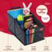 Lusso Gear Car Seat Organizer - 9 Compartment Front/Backseat Storage for Toys, Books, Games & More - Planets Design - Buy Online on GoSupps.com