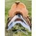 Western Kids Horse Ranch Saddle | Genuine Leather Hard Seat | Serpentine Tooled | Black Laces | Premium Quality - Buy Online on GoSupps.com