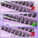 Self Adhesive Lashes Clusters - Fluffy Wispy Eyelash Extensions | Reusable Press On Lashes | No Glue Needed | 10-14mm C Curl | 126pcs by Yawamica - Buy Online on GoSupps.com