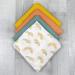 MuslinZ 6pk Baby Muslin Squares 100% Pure Cotton, Absorbent & Breathable Scandi Rainbow Design - Buy Online on GoSupps.com