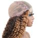BLY 32 Ombre Highlight Lace Front Wig - Deep Wave #427 Human Hair, Pre-Plucked, Glueless, 180% Density - Buy Online on GoSupps.com