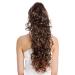 WIG ME UP N1095-V-2T30 Hairpiece Braid Ponytail - Long Voluminous Curled Chestnut Brown Streaked 65 cm for International Shipping - Buy Online on GoSupps.com