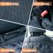 Peticon Waterproof Dog Car Seat Cover with Mesh Window - Nonslip, Scratchproof Hammock for Backseat - Fits Cars, Trucks, SUVs, Jeeps - Black - Buy Online on GoSupps.com