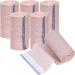 Elastic Bandage Wrap 6 Pack Latex Free 4Inch Compression Bandages Wraps Self-Closing for Sprains & Injuries