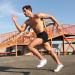Pudolla Men's 3 Inch Quick Dry Running Shorts with Zipper Pockets - Black, Medium - Buy Online on GoSupps.com