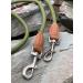 Leitengr n Dog Leash for Small Dogs | 3M Adjustable with 2 Carabiners | Lightweight 200g Devon Model | Olive Green 3m x 0.8cm - Buy Online on GoSupps.com