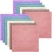 12-Piece Microfiber Face Wash Cloth Set for Makeup Removal and Cleansing - Soft & Fast-Drying Facial Washcloths - 12x12 Inch (Beige, Blue, Purple, Brown, Green, Pink) - Buy Online on GoSupps.com