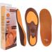 Plantar Fasciitis Shoe Inserts for Women | Arch Support Insoles | 24cm - Size K (6-8) US | Trim to Fit I Kids Orthotic Insoles with Cushion for Flat Feet or High Arch | Relieve Heel and Foot Pain Orange 24cm K (6 - 8) US