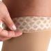 Truform 20-30 mmHg Compression Stockings for Women - Lace Trim Thigh High Closed Toe Beige Large (1 Pair) - International Shipping Available - Buy Online on GoSupps.com