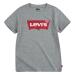 Levi'S Kids Lvb S/S Batwing Tee Baby Boys 3 Months Grey Heather