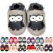 MiniFeet Premium Soft Leather Baby Shoes - BUY 4 PAIRS & GET 1 OF THEM FOR FREE ! - Toddler Shoes - 0-6 Months to 4-5 Years 18-24 Months Grey Owl