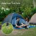 Uekars Heavy Duty Trampoline Stakes - Set of 4 | Corkscrew Shape Steel Anchors for Trampolines, Tents, and Swing | Ground Wind Stake with Belt Straps - Buy Online on GoSupps.com