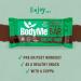BodyMe Organic Vegan Protein Bar Raw Cacao Mint - High Protein Snack Bars (12x60g) - Buy Online on GoSupps.com