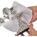 Ner Mitzvah Silver Polish Cloths - 6 Reusable Wipes for Instant Shine & Tarnish Removal | 100% Cotton Jewelry Silverware & Watch Care - Buy Online on GoSupps.com