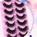 JIMIRE Cat Eye Lashes Faux Mink Eyelashes Fluffy 18MM Volume Mink Lashes Natura Look Like Eyelash Extensions Wispy Full False Eyelashes Strip Lashes 7 Pairs Pack G - Buy Online on GoSupps.com