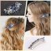 Gjinxi Flower Wedding Hair Clip Vintage Jewelry Crystal Hair Clips Hairpins Antique Crystal Barrette Wedding Hair Vines Hair Accessories Head Pieces for Women Girls Bridal - Buy Online on GoSupps.com