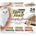 Purina Fancy Feast Gravy Lovers Poultry & Beef Feast Collection Wet Cat Food Variety Packs Poultry & Beef - 24 cans 3 Ounce (Pack of 24)