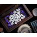 Crocon Howlite Rune Stones Set - Engraved Elder Futhark Crystal Runes for Reiki Healing and Meditation | Chakra Balancing Stones for Beginners - Includes Crystal Guide & Pouch | 15-20mm - Buy Online on GoSupps.com