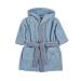 Sterntaler Hooded Bathrobe Baylee for 9-12 Months - Size 80 - Blue | International Shipping Available - Buy Online on GoSupps.com