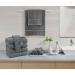 LANE LINEN Bath Towel Set - 100% Cotton, Soft & Absorbent - 18 Piece Space Grey Set - Buy Online on GoSupps.com