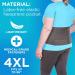 BraceAbility XXL Plus Size Compression Back Brace for Sciatica & Low Back Pain Relief - Buy Online on GoSupps.com