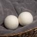 WOOLITE Reusable Wool Laundry Dryer Balls Cuts Drying Time in Half Natural Fabric Softener Reduces Clothing Wrinkles Eco-Friendly Money Saver 2-Pack