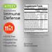 Immune Defense Booster 11-in-1 Supplement with Vitamin C, D3, B6, Zinc, Elderberry, Echinacea, Turmeric, Rose-Hips, Selenium, BioPerine, Ginger - 120 Capsules Total - Buy Online on GoSupps.com