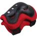 Kids Helmet Knee Pad Set | Adjustable Protective Gear for Cycling & Skateboarding | Ages 5-12 | 7-in-1 Set | Red - Buy Online on GoSupps.com