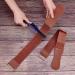 GORGECRAFT 2Pcs 19x2Inch Straight Razor Strop Leather Sharpening Straps - Barber Shop Supplies for Men - Buy Online on GoSupps.com