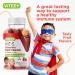 Kids Daily Multivitamin Gummies - Immune Support & Overall Health - 12 Essential Vitamins & Minerals - Gluten, GMO, Gelatin, Peanut Free - 60 Chewable Fruity Gummies - Buy Online on GoSupps.com
