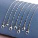 Forise 1.2mm Silver Plated Snake Necklace Chains - 24 Pcs, 18 Inch for Jewelry Making - Buy Online on GoSupps.com