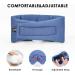 FRESHME Handmade Cotton Sleep Mask - Adjustable Blackout Eye Mask for Sleeping - Soft & Comfortable Blindfold for Men and Women - Ideal for Travel, Office, Yoga - Buy Online on GoSupps.com