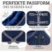 Esposita Champion Edition Sweat Ceiling with Fur Collar | Navy-Silver Fleece Show Blanket 145cm - Premium Quality & Comfort - Buy Online on GoSupps.com