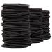 150 Pcs Black Hair Ties for Women Hair Ties Ponytail Holders Hair Bands Elastic Hair Ties No Damage Braided Girls Men Thick Ouchless Black as Night