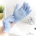 Bamboo Exfoliating Gloves for Gentle Bath and Body Scrubbing - Cornflower Blue - Buy Online on GoSupps.com