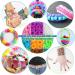 MUDO NEST 20000+ Loom Bands Kit | DIY Rubber Bands Kit with 38 Colors, 500 Clips, 40 Charms | Loom Bracelet Making for Kids - Buy Online on GoSupps.com
