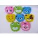 Buy Fat-Catz Pocket Mirror with Comb for Kids & Women Random Frog Bear Duck Motifs in Green Pink Blue Yellow - Buy Online on GoSupps.com