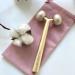 Gold Facial Cooling Roller Massager for Jawline Contouring, Lymphatic Drainage & Anti-Aging - Brighter, Smoother, Tighter Skin - Face Gym Tool, Puffiness Reducer - Buy Online on GoSupps.com
