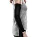 Ease Opaque Lymphedema Firm Arm Sleeve - Large Regular - Black 30-40 mmHg Black Large Regular