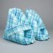 Comfort Finds Foot Pillows Heel Protectors - Effective Heel Cushions for Pressure Sore Relief, Ideal for Swollen Feet - One Pair, Plaid - Buy Online on GoSupps.com