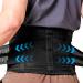 DARLIS Plus Size Back Brace for Lower Back Pain Women Men Immediate Relief from Sciatica Herniated Disc Scoliosis Breathable Back Support Belt for Heavy Lifting Daily Chores Black (51.2"-57.9")