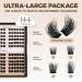 Lashview 144 PCS 3D Cluster Lashes - DIY Mega Volume Eyelash Extensions | Reusable Super Thin Band Individual Lashes - Buy Online on GoSupps.com