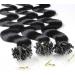 Shop Hair2Heart Microring Extensions - 50 Strands Human Hair Wavy 60cm #1 Black - International Shipping Available - Buy Online on GoSupps.com