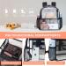 Vorspack Clear Mini Stadium Backpack 12x12x6 - Women's Stadium Approved Bag with 2 Water Holders - Heavy Duty for Concerts, Work, Sports, and Festivals - Black - Buy Online on GoSupps.com