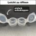 Traptix Eyesbear - Foldable & Economical Contact Lens Container (Pink) - Odor-Free Solid Lid Less Liquid - International Shipping Available - Buy Online on GoSupps.com