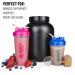 BlenderBottle Classic 28oz Frosted White Shaker Bottle with Loop Top | Buy Online - Buy Online on GoSupps.com